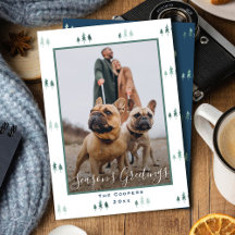 エレガントクリスマスツリーシーズンの挨拶の写真