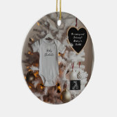 エレガントクリスマスツリー妊娠の発表 セラミックオーナメント (右)