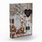 エレガントクリスマスツリー妊娠の発表 フォトブロック (左)