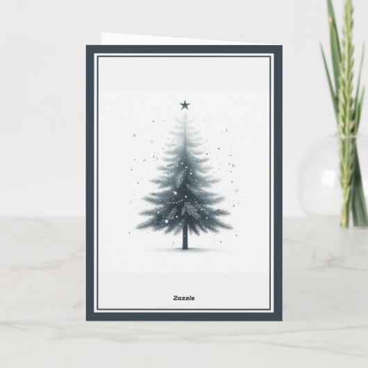 エレガントクリスマスツリー季節のごあいさつ シーズンカード (裏面)