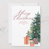 エレガントクリスマスツリー シーズンカード (正面)