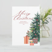 エレガントクリスマスツリー シーズンカード (スタンド正面)