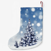 エレガントクリスマスツリー スモールクリスマスストッキング (裏面)