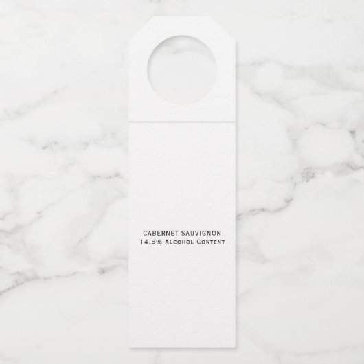 エレガントクリスマスツリー |ダスティメイブピンクカスタム色 ボトルネックタグ (裏面)