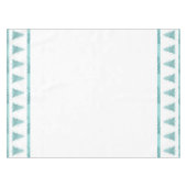 エレガントクリスマスツリー |ルクセアクアミント(ばちゃばちゃ)跳ねる テーブルクロス (正面(横))