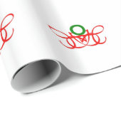 エレガントクリスマスデザインクリスマススタイリッシュ ラッピングペーパー (ロールコーナー)