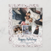 エレガントクリスマスパタ数々のーンの写真 シーズンカード (正面/裏面)