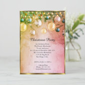 エレガントクリスマスパーティーの招待 招待状 (スタンド正面)