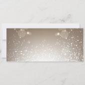 エレガントクリスマスパーティーチケット招待状 招待状 (裏面)