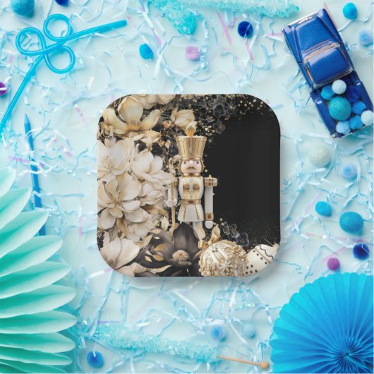 エレガントクリスマスパーティープレート ペーパープレート (パーティー)