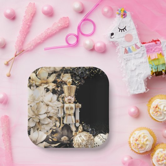 エレガントクリスマスパーティープレート ペーパープレート (パーティー)