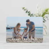 エレガントクリスマスファミリーフォトラ航海のイトハウス シーズンカード (スタンド正面)