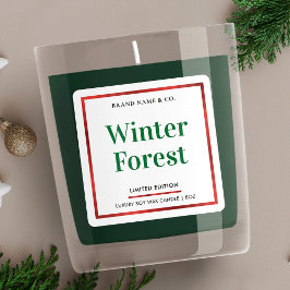 エレガントクリスマスフェスティバルカラーキャンドルパッケージ スクエアシール