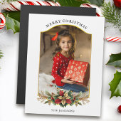 エレガントクリスマスフローラアーチ写真