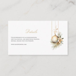 エレガントクリスマスフローラ冬詳細 エンクロージャーカード