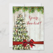 エレガントクリスマスホリデーオープンハウスパーティー 招待状 (裏面)