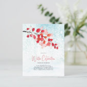 エレガントクリスマスホリデーバジェット招待状 (スタンド正面)