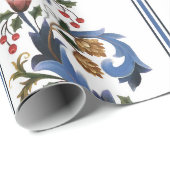 エレガントクリスマスホリデーWilliamインスパイア Morris ラッピングペーパー (ロールコーナー)