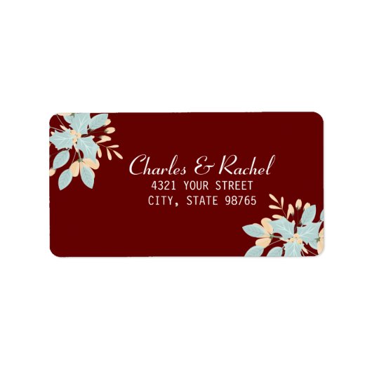 エレガントクリスマスホリー冬植物館 ラベル (正面)