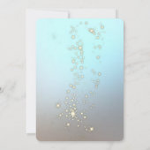 エレガントクリスマスボール、輝き、クリスマスパーティー 招待状 (裏面)