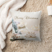 エレガントクリスマスボール、金ゴールド クッション (ブランケット)