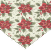 エレガントクリスマスポインセチアフローラテーブルクロス テーブルクロス (アングル)