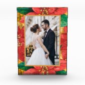 エレガントクリスマスポインセテカスタムィアス フォトブロック (正面)