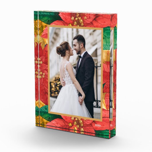 エレガントクリスマスポインセテカスタムィアス フォトブロック (右)