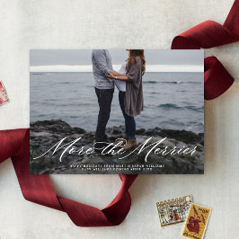 エレガントクリスマスメリーの妊娠写真 シーズンカード