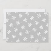 エレガントクリスマスメリーの妊娠写真 シーズンカード (裏面)