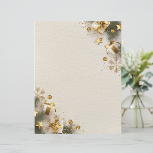 エレガントクリスマスモーニングスクラップブック紙 (スタンド正面)