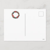 エレガントクリスマスリースはがき シーズンポストカード (裏面)