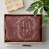 エレガントクリスマスリース赤金ゴールドメリークリスマス 薄葉紙 (ギフト)