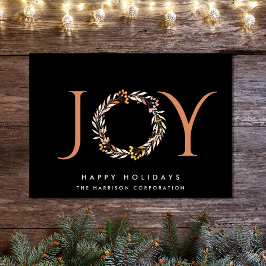 エレガントクリスマス企業の シーズンカード