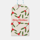 エレガントクリスマス冬の果実 ギフトタグ (正面)