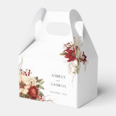 エレガントクリスマス冬フローラ フェイバーボックス (正面サイド)