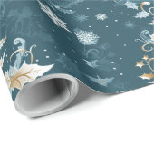 エレガントクリスマス包装紙 ラッピングペーパー (ロールコーナー)