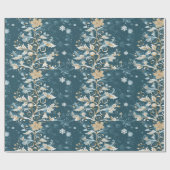 エレガントクリスマス包装紙 ラッピングペーパー (フラット)