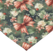 エレガントクリスマス応援キャンディーケーンボウカスタムズ テーブルクロス (アングル)