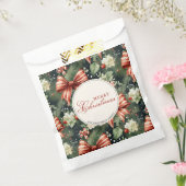 エレガントクリスマス応援キャンディーケーンボウカスタムズ フェイバーバッグ (封をした状態)