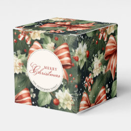 エレガントクリスマス応援パーソナライズされた フェイバーボックス