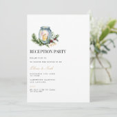 エレガントクリスマス披露宴招待状カード 招待状 (スタンド正面)