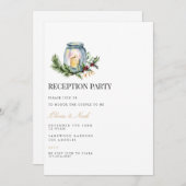 エレガントクリスマス披露宴招待状カード 招待状 (正面/裏面)