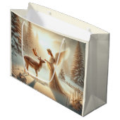 エレガントクリスマス抱き枕 ラージペーパーバッグ (正面アングル)