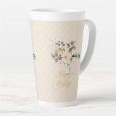 エレガントクリスマス接待盆 カフェラテマグ (右アングル)