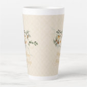 エレガントクリスマス接待盆 カフェラテマグ (正面)