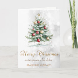 エレガントクリスマス松の木のボール，《写真》ぼけ味 シーズンカード