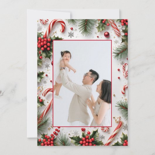 エレガントクリスマス枠 シーズンカード (正面)