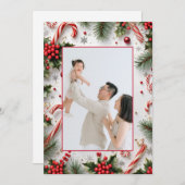 エレガントクリスマス枠 シーズンカード (正面/裏面)