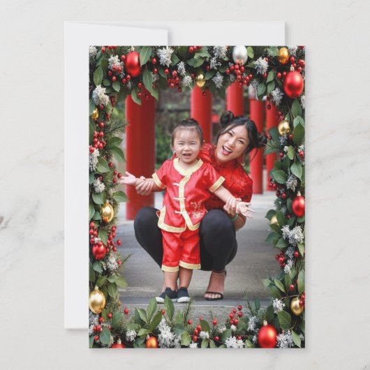 エレガントクリスマス枠 シーズンカード (正面)